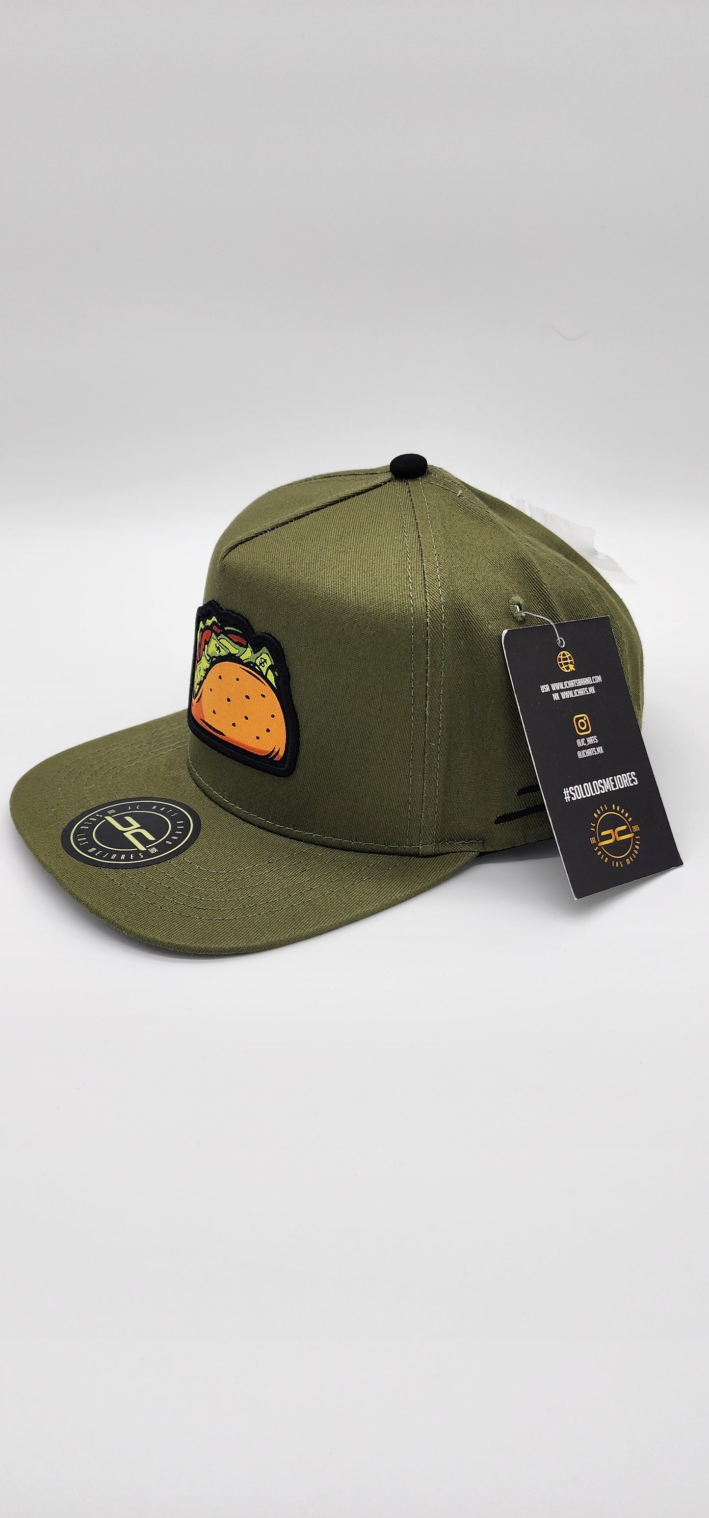 JC HATS Taco grenn color arround JC HATS Taco grenn color arround