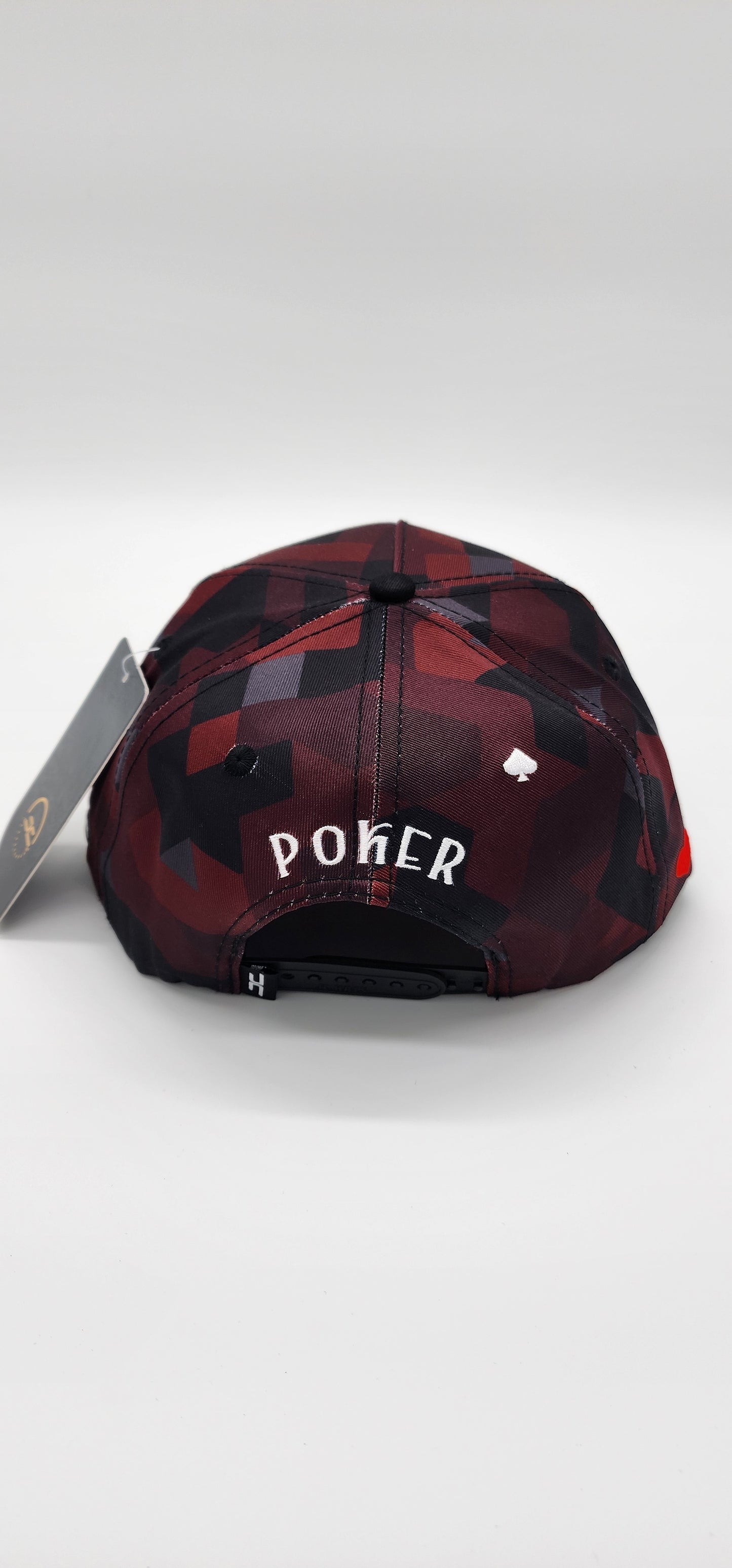 JC Hat POKER CAMO RED/GREY