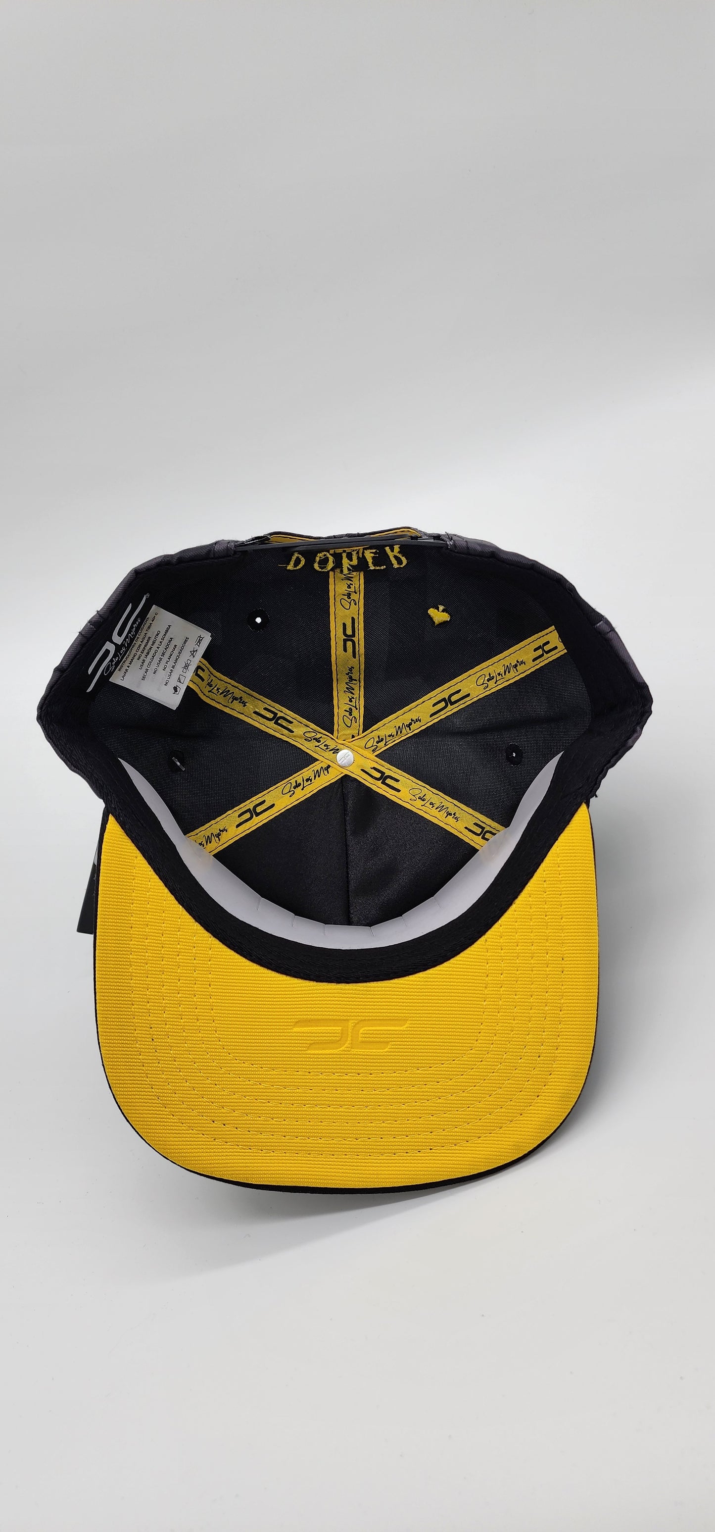 JC Hats poker camo style  Blk/Yellow