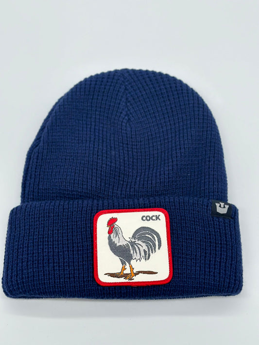 Winter Hat blue Cock Rooster Goorin Bros